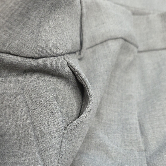 Sydney wide-leg Cropped Ankle Grey pant in four-season stretch Size 8 - Picture 13 of 13